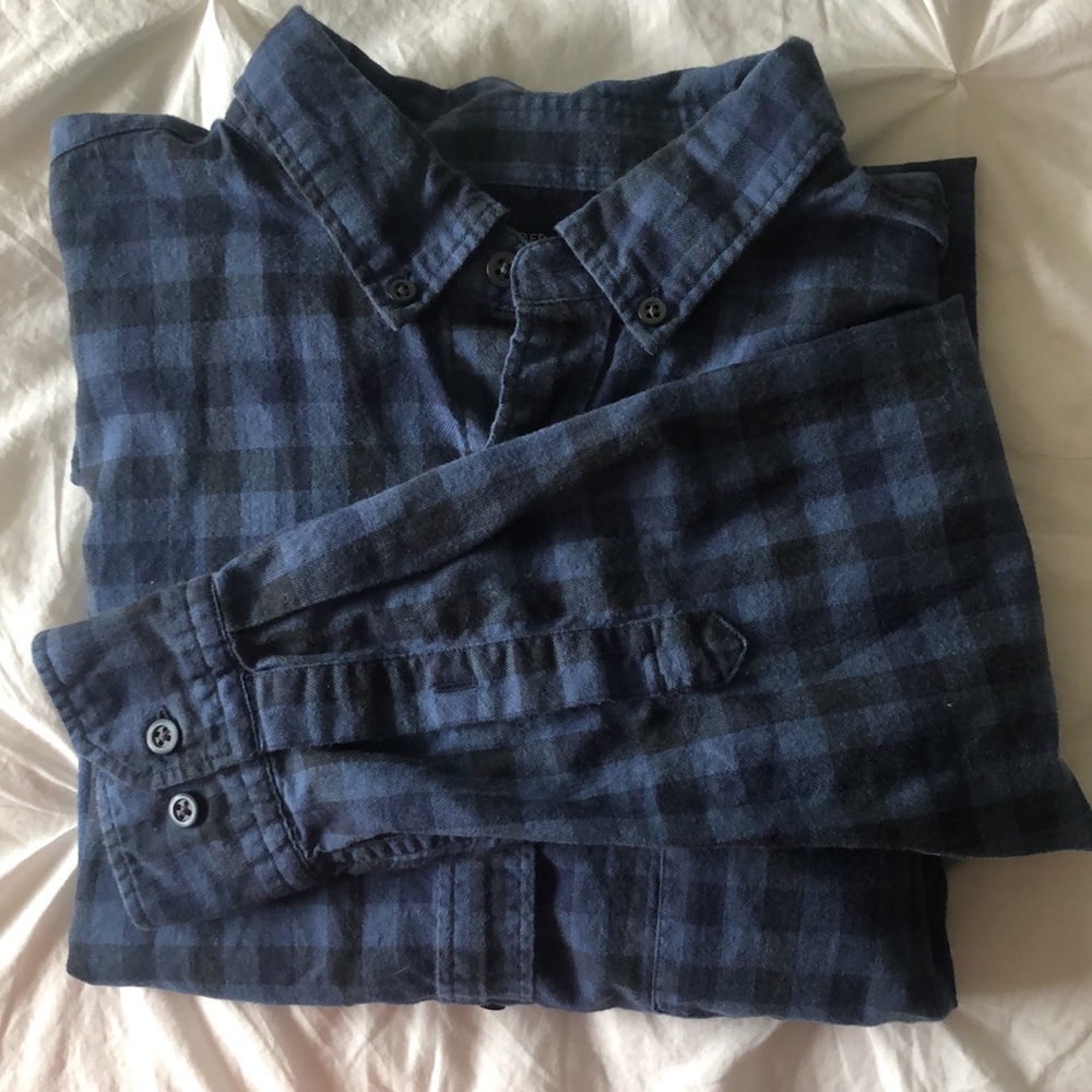 EUC Men’s Banana Republic Slim Fit Luxe Flannel Large
